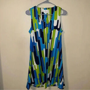 JB by Julie Brown Geometric Print Dress Size P/small